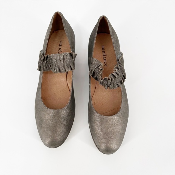 SUNDANCE Leather Mary Jane Walk In The Park Shoes Size 10 - Picture 2 of 5